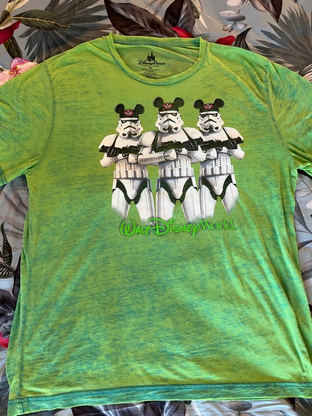Disney Green Walt Disney World Stormtrooper Mickey Ear Tee